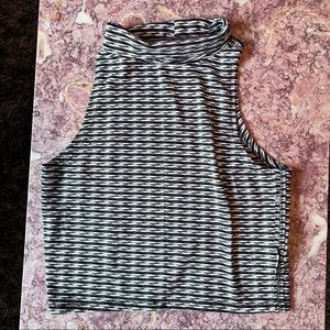 Free People Green Tank Crop Top